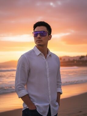 Vintage Gianfranco Ferré shield sunglasses.